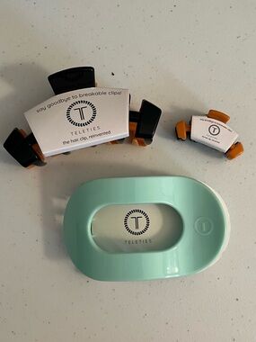 NWT Teleties Lot of 3 Hair Clips